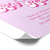 Disco Groove RUNDFUNK Brautparty Game Poster (Ecke)