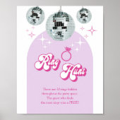 Disco Groove RUNDFUNK Brautparty Game Poster (Vorne)