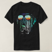 Disco Groovy Cane Corso  Dog Gift  T-Shirt (Design vorne)