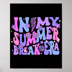 Disco Groovy Letzten Schultag in meiner Sommerpaus Poster