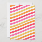 Disco Groovy Party Einladung (Rückseite)