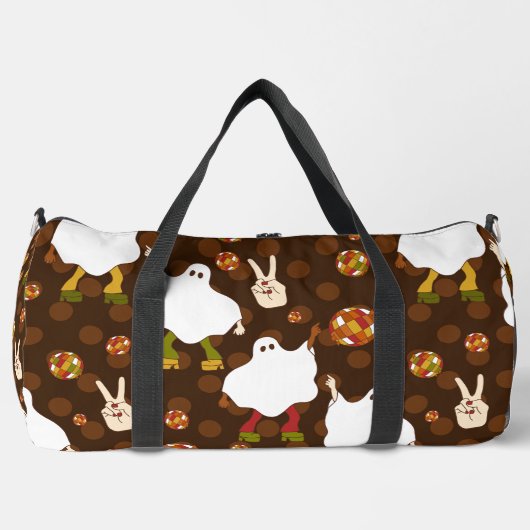 Disco halloween afrikanische Geisterbraun Duffle Bag (Vorderseite)