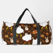 Disco halloween afrikanische Geisterbraun Duffle Bag (Rückseite)
