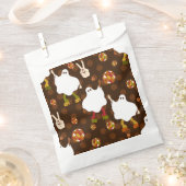 Disco halloween afrikanische Geisterbraun Geschenktütchen (Ausgeschnitten)