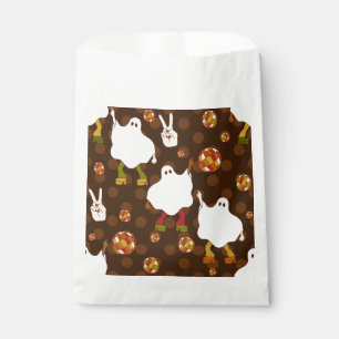 Disco Halloween afrikanischer Geist braun Geschenktütchen