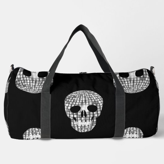 Disco halloween ball skull duffle bag (Vorderseite)