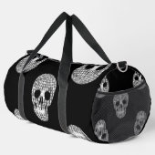 Disco halloween ball skull duffle bag (Rechte Ecke)