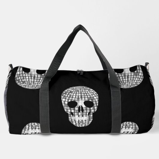Disco halloween ball skull duffle bag (Rückseite)