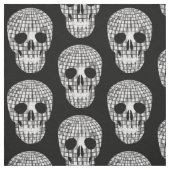 Disco halloween ball skull stoff (Muster)