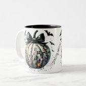 Disco Halloween Pumpkin Keramik Tasse (Vorderseite Links)