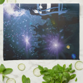 Disco Heartbeat Geschirrtuch (Gefaltet)