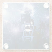 Disco Heartbeat Glasuntersetzer (Rückseite)