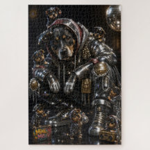 Disco-Hund & Mini-Me-Crew-Jigsaw-Puzzle