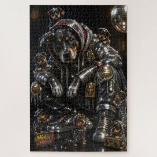 Disco-Hund & Mini-Me-Crew-Jigsaw-Puzzle Puzzle