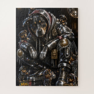 Disco-Hund & Mini-Me-Crew-Jigsaw-Puzzle Puzzle