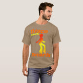 Disco Hustle Platten Dance Shirt oder Herren oder (Vorne ganz)