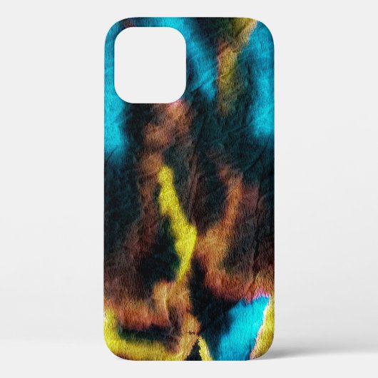 Disco Ikat Muster. Farbige Kunstgeschichte. Case-Mate iPhone Hülle (Rückseite)