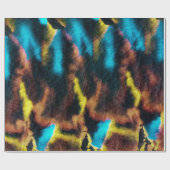 Disco Ikat Muster. Farbige Kunstgeschichte.  Geschenkpapier (Flach)