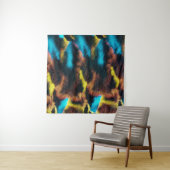 Disco Ikat Muster. Farbige Kunstgeschichte. Wandteppich (Beispiel)