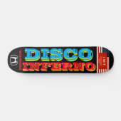 DISCO INFERNO Skateboard, 7¾ Zoll Deck Skateboard (Horizontal)