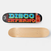 DISCO INFERNO Skateboard, 7¾ Zoll Deck Skateboard (Horizontal)