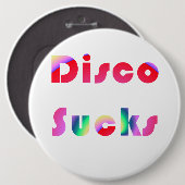 Disco ist zum Kotzen Button (Vorne & Hinten)