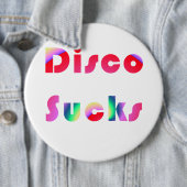 Disco ist zum Kotzen Button (Beispiel)