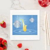 Disco Jazz Saxophone Parco Tassino Serviette