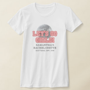 Disco Junggesellinnen-Wochenende Party Retro 70er  T-Shirt