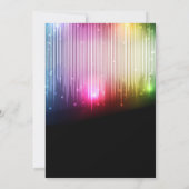 Disco Just Dance Party Einladung (Rückseite)