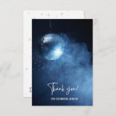 Disco-Karten Dankeskarte (Vorne/Hinten)