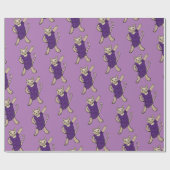 Disco-Katze Geschenkpapier (Flach)