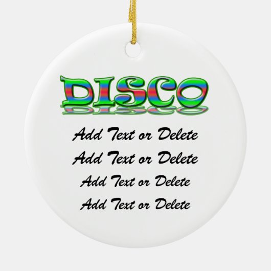 Disco Keramik Ornament (Hinten)