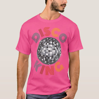 Disco King 70er Disco Party Men Dance Birthday Mat T-Shirt