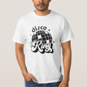 Disco King Groom Bridge Engagement Party T-Shirt (Vorderseite)