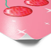 Disco-Kirsche 1 Fotodruck (Ecke)