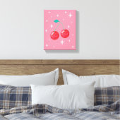 Disco-Kirsche 1 Leinwanddruck (Insitu (Schlafzimmer))