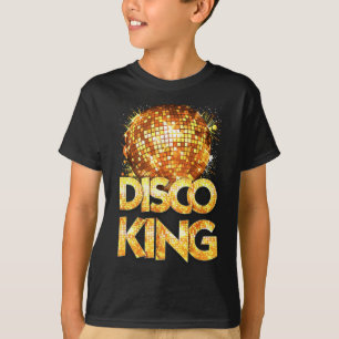 Disco-König - Siebziger-Jahre-Kostüm Disco-Kugel V T-Shirt