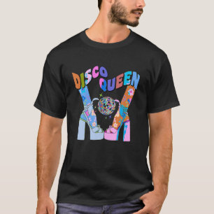 Disco-Königin 70er Disco-Themen Vintage Siebziger T-Shirt