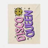 Disco-Königin Fleecedecke (Vorderseite)