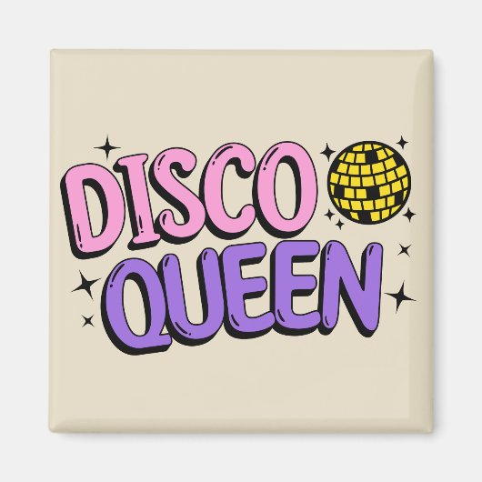 Disco-Königin Magnet (Vorne)