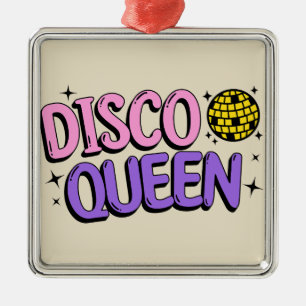 Disco-Königin Ornament Aus Metall