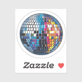 Disco-Kugel Aufkleber