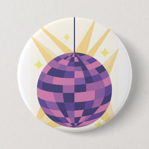 Disco-Kugel Button