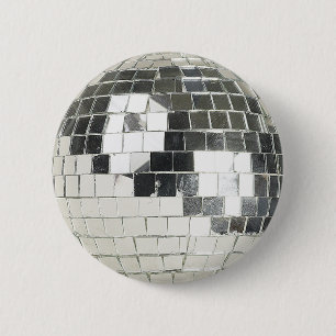 Disco-Kugel Foto Button