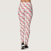 Disco-Kugel-Kirsch-Karo-Muster Leggings (Rückseite)