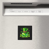 Disco-Kugel Leprechaun-Hut Irischer Kleeblatt St. Magnet (In Situ (Geschirrspüler))