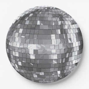 Disco-Kugel-Party-Junggesellinnen-Abschied-Geburts Pappteller
