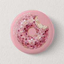 Disco-Kugel Pink Sprinkle Donut Geburtstagsfeier G