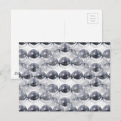 Disco-Kugel Postkarte (Vorne/Hinten)